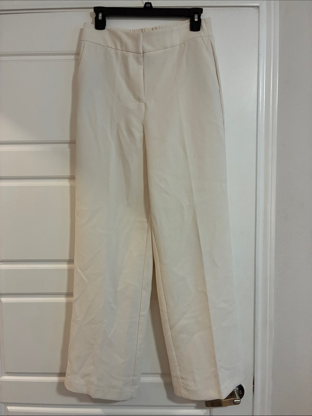 Joie Cream Wide-Leg Trousers